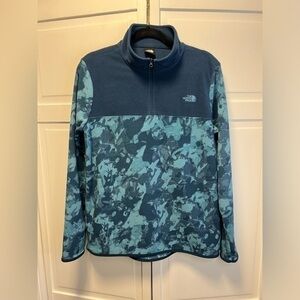 The North Face TKA Glacier 1/4 Zip Fleece Pullover Size Womens Large Col…